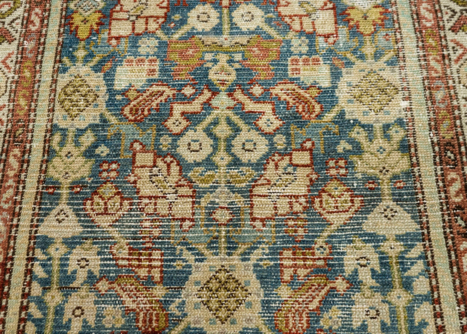 Turkish Antique Runner Rug 3'2" x 12'4" #23674