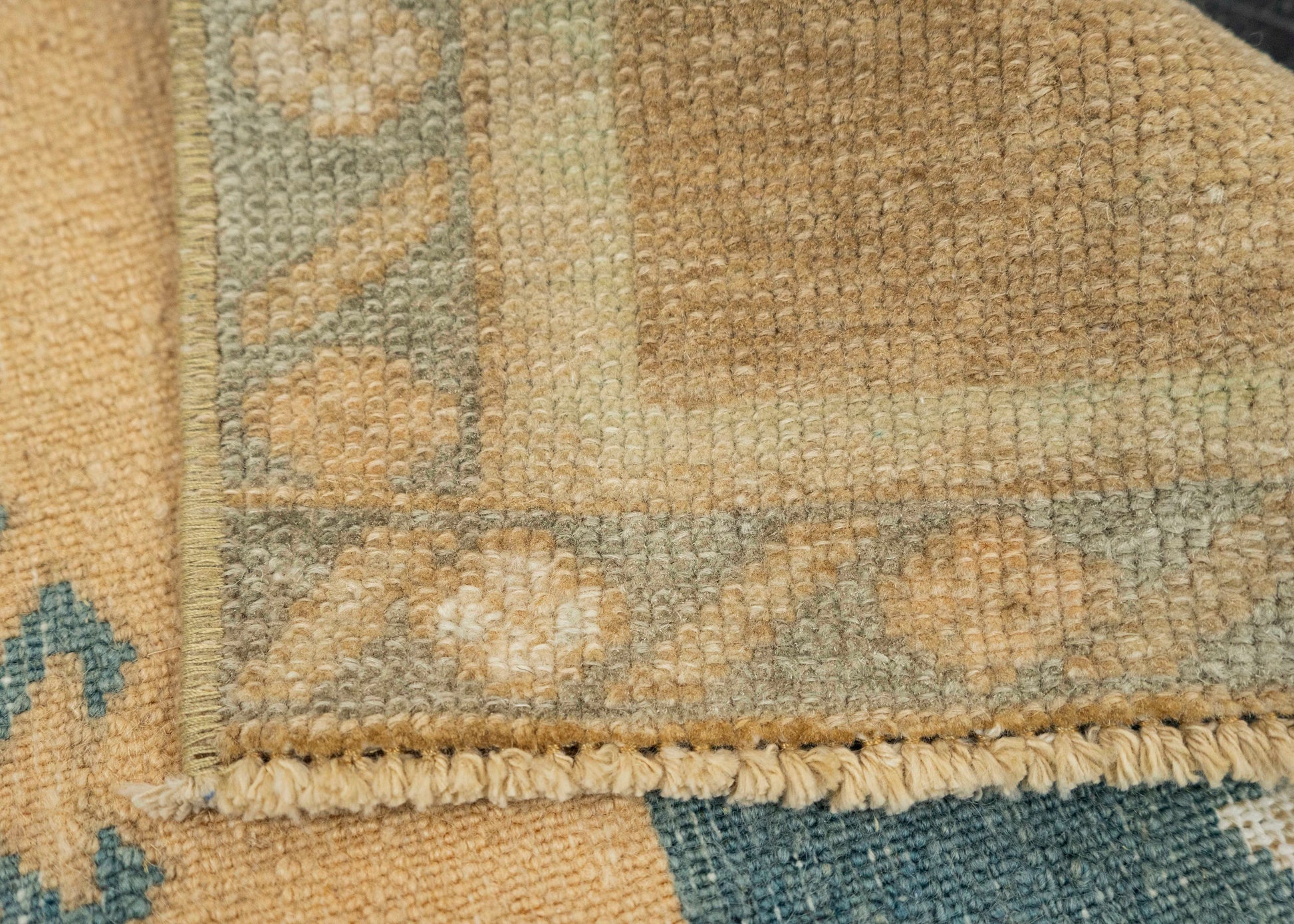Turkish Mini Rug Oriental Hand Knotted Vintage Rug 1'7" x 2'7" #21262