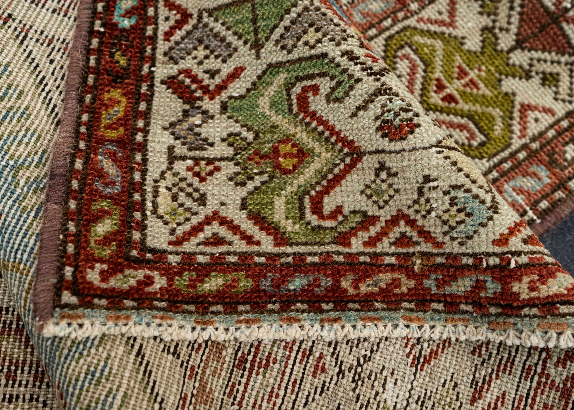 Turkish Antique Runner Rug 3'2" x 12'4" #23674