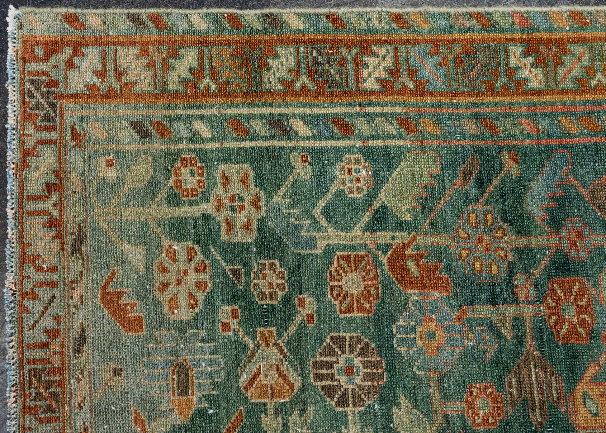 Turkish Antique Runner Rug 3'5" x 12'6"
