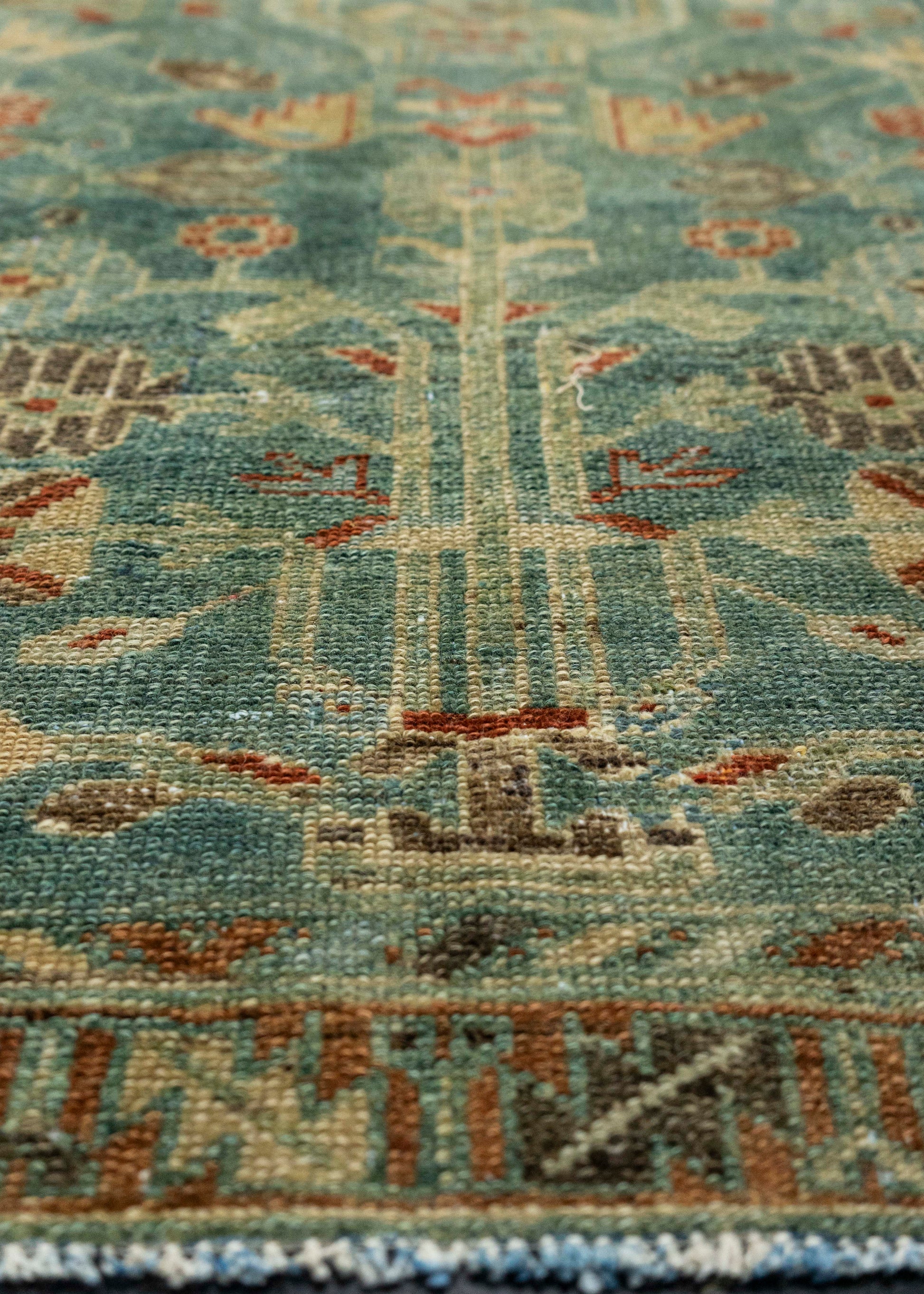 Turkish Antique Runner Rug 3'5" x 12'6"