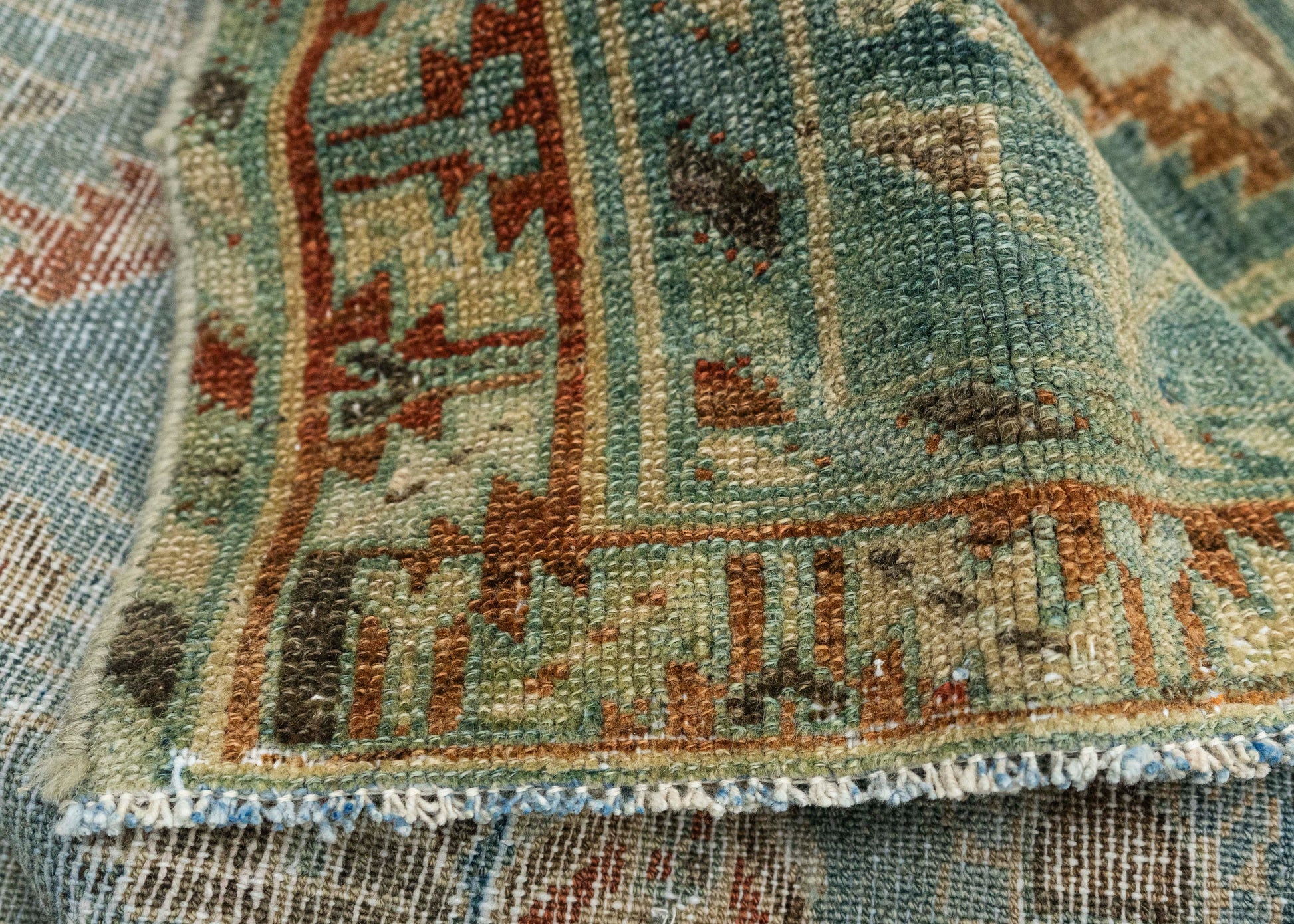 Turkish Antique Runner Rug 3'5" x 12'6"