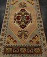 Turkish Mini Rug Oriental Hand Knotted Vintage Rug 1'8" x 3'6" #21165