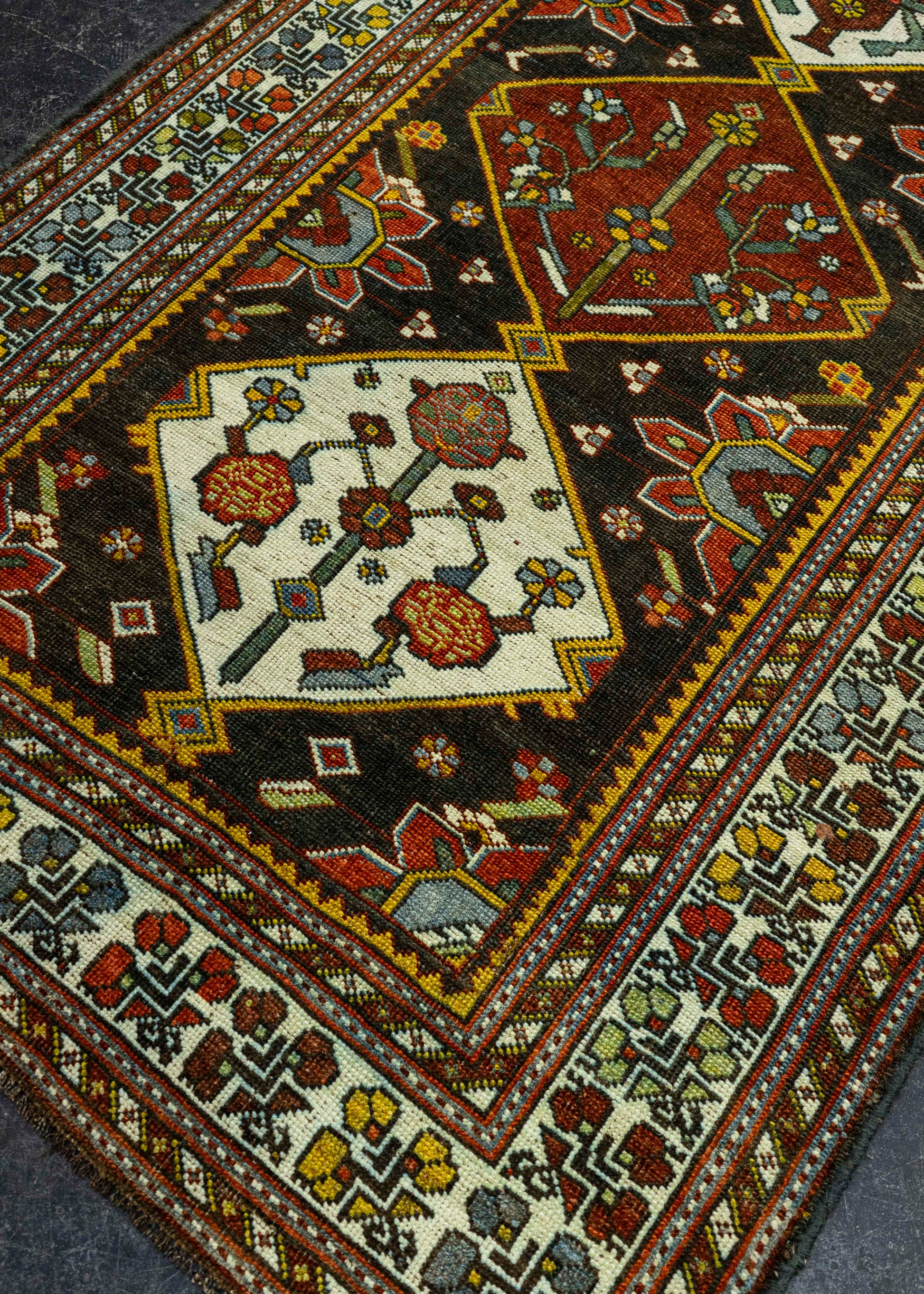 Turkish Antique Runner Rug 3'9" x 10'10" #23666