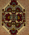 Turkish Mini Rug Oriental Hand Knotted Vintage Rug 1'8" x 3'6" #21165