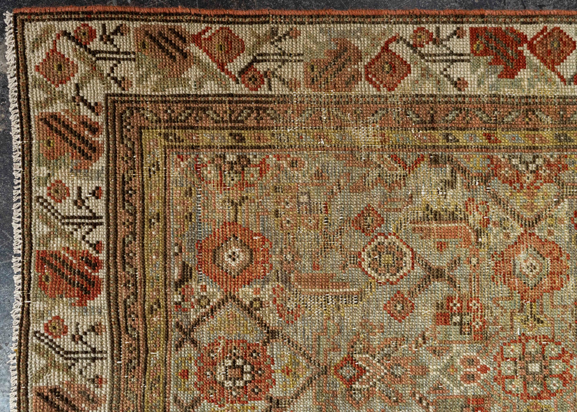 Turkish Antique Runner Rug 2'9" x 13'5" #23673