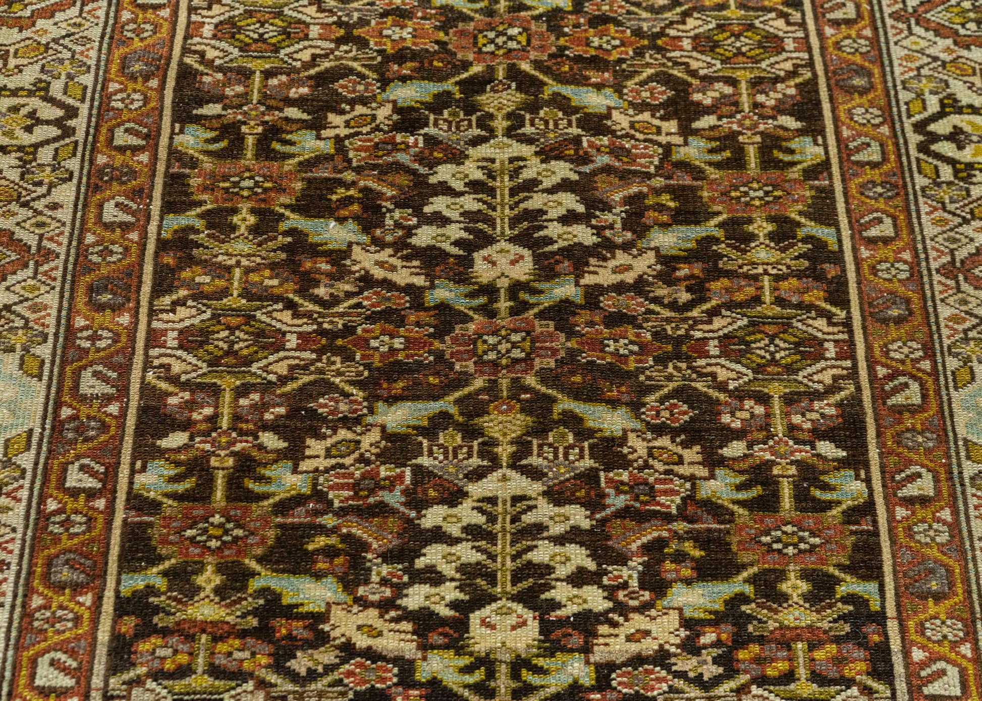 Turkish Antique Runner Rug 3'5" x 13'1" #23668