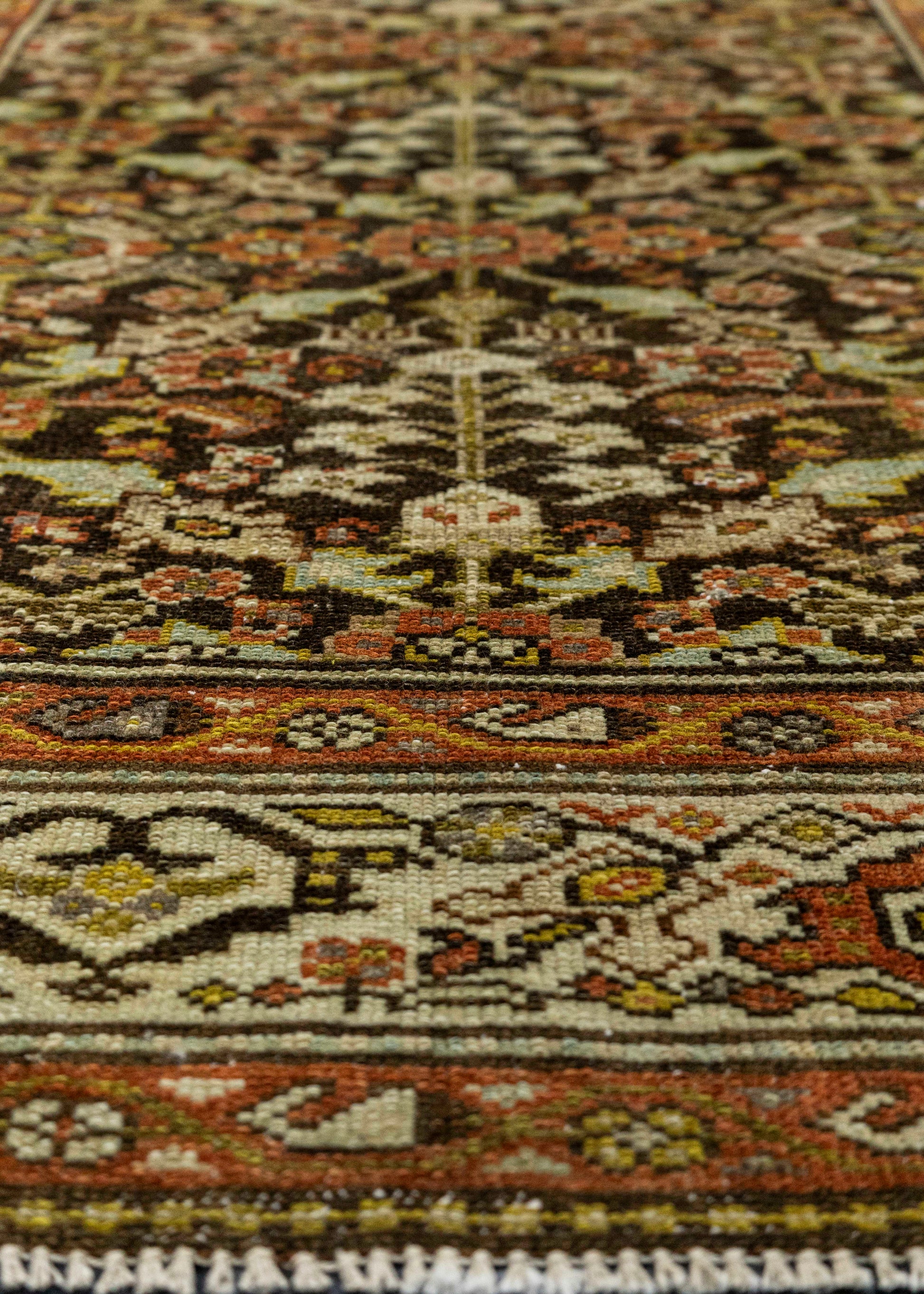 Turkish Antique Runner Rug 3'5" x 13'1" #23668