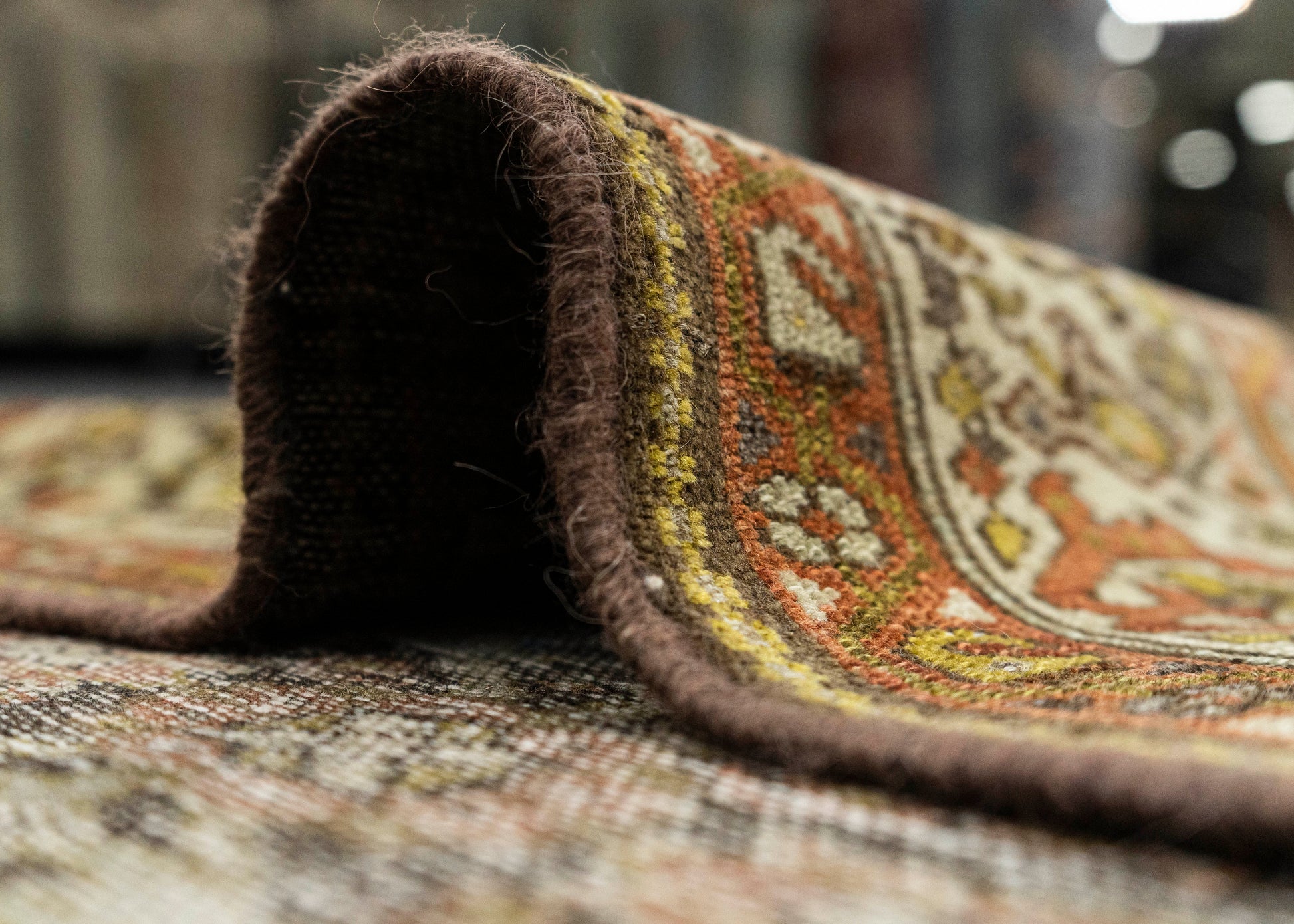 Turkish Antique Runner Rug 3'5" x 13'1" #23668