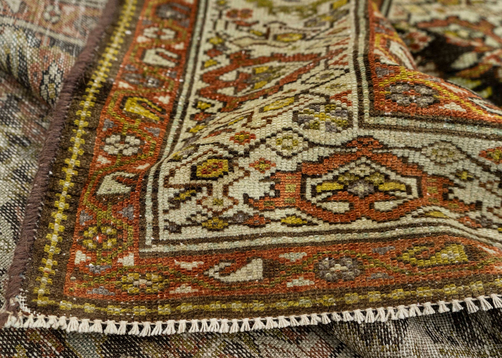 Turkish Antique Runner Rug 3'5" x 13'1" #23668