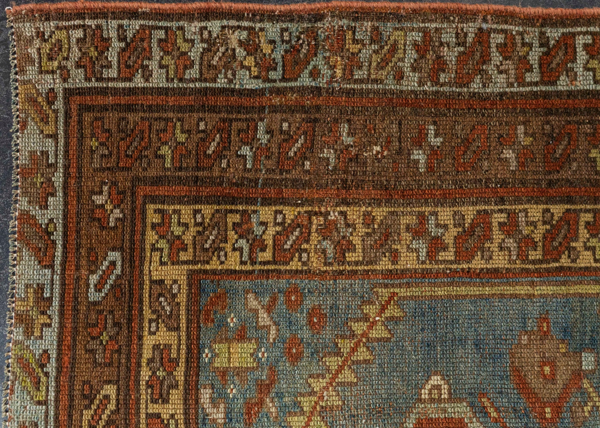 Turkish Antique Runner Rug 3'6" x 16'9" #23672