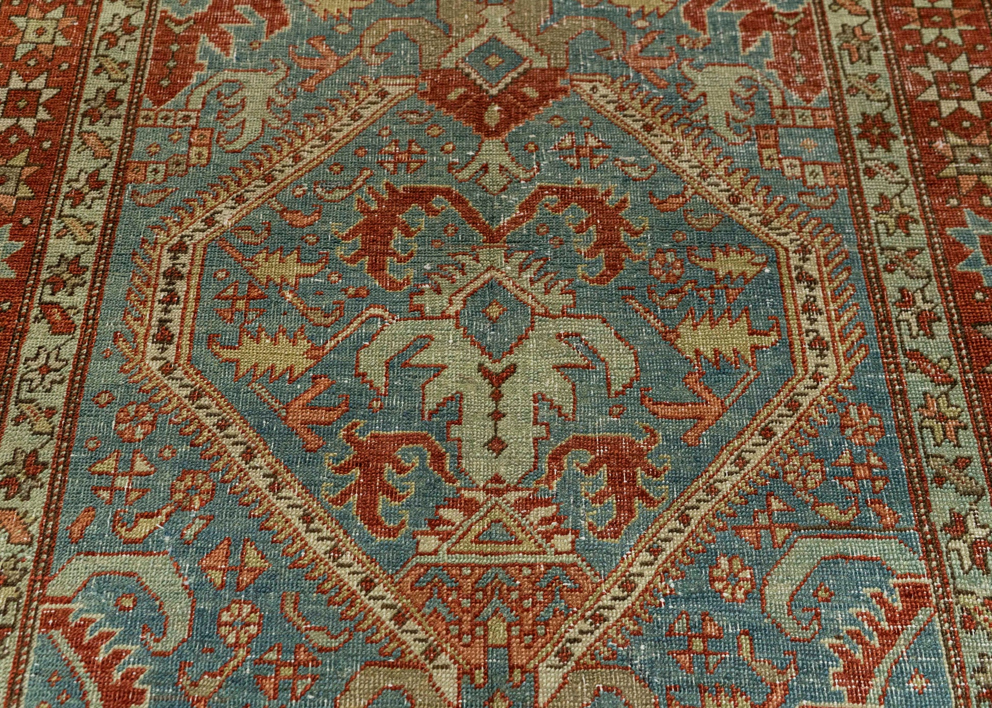Turkish Antique Runner Rug 3'4" x 17'4" #23675