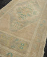 Turkish Mini Rug Oriental Hand Knotted Vintage Rug 1'10" x 3'8" #21011