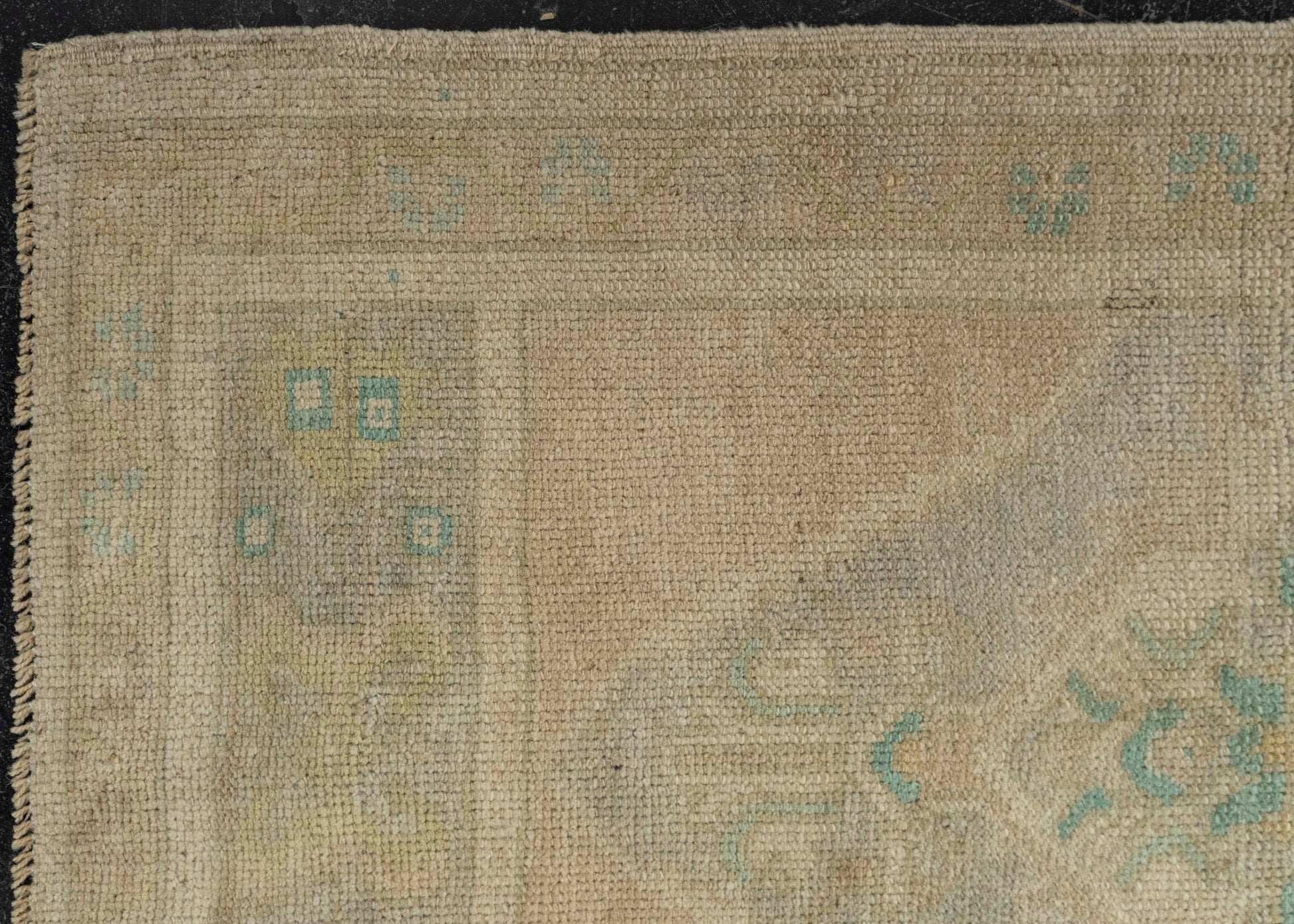 Turkish Mini Rug Oriental Hand Knotted Vintage Rug 1'10" x 3'8" #21011