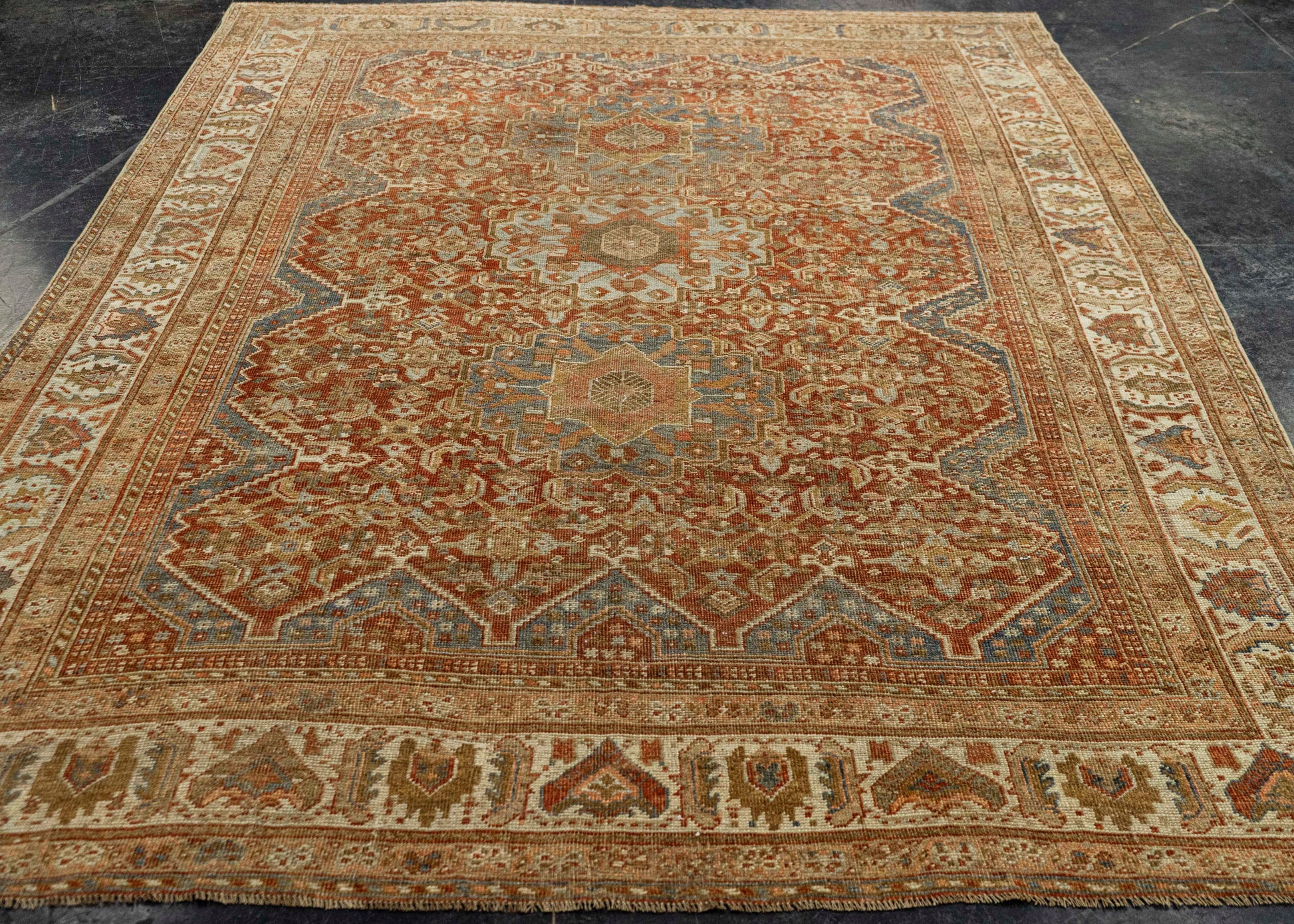 Turkish Antique Runner Rug 7' x 9'7" #23670
