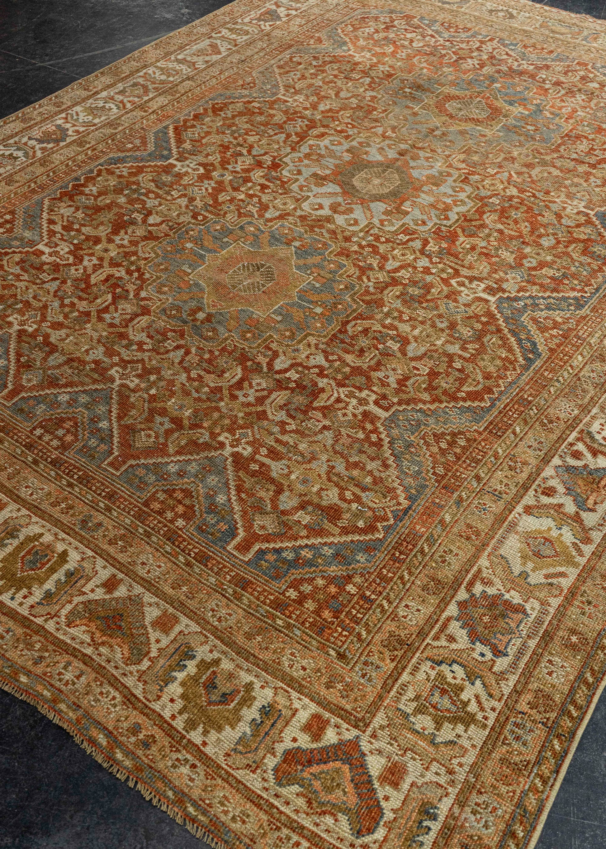 Turkish Antique Runner Rug 7' x 9'7" #23670