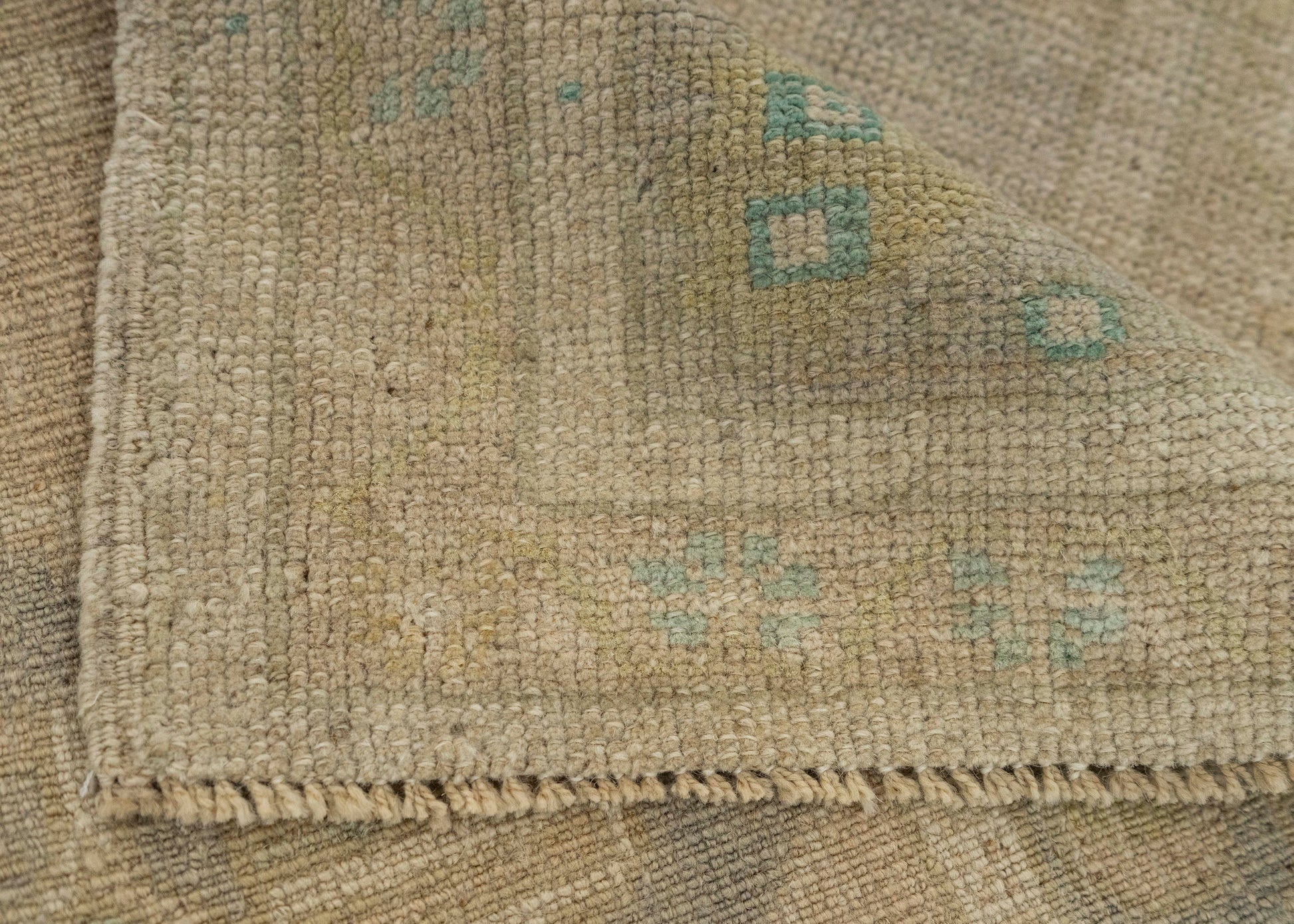 Turkish Mini Rug Oriental Hand Knotted Vintage Rug 1'10" x 3'8" #21011