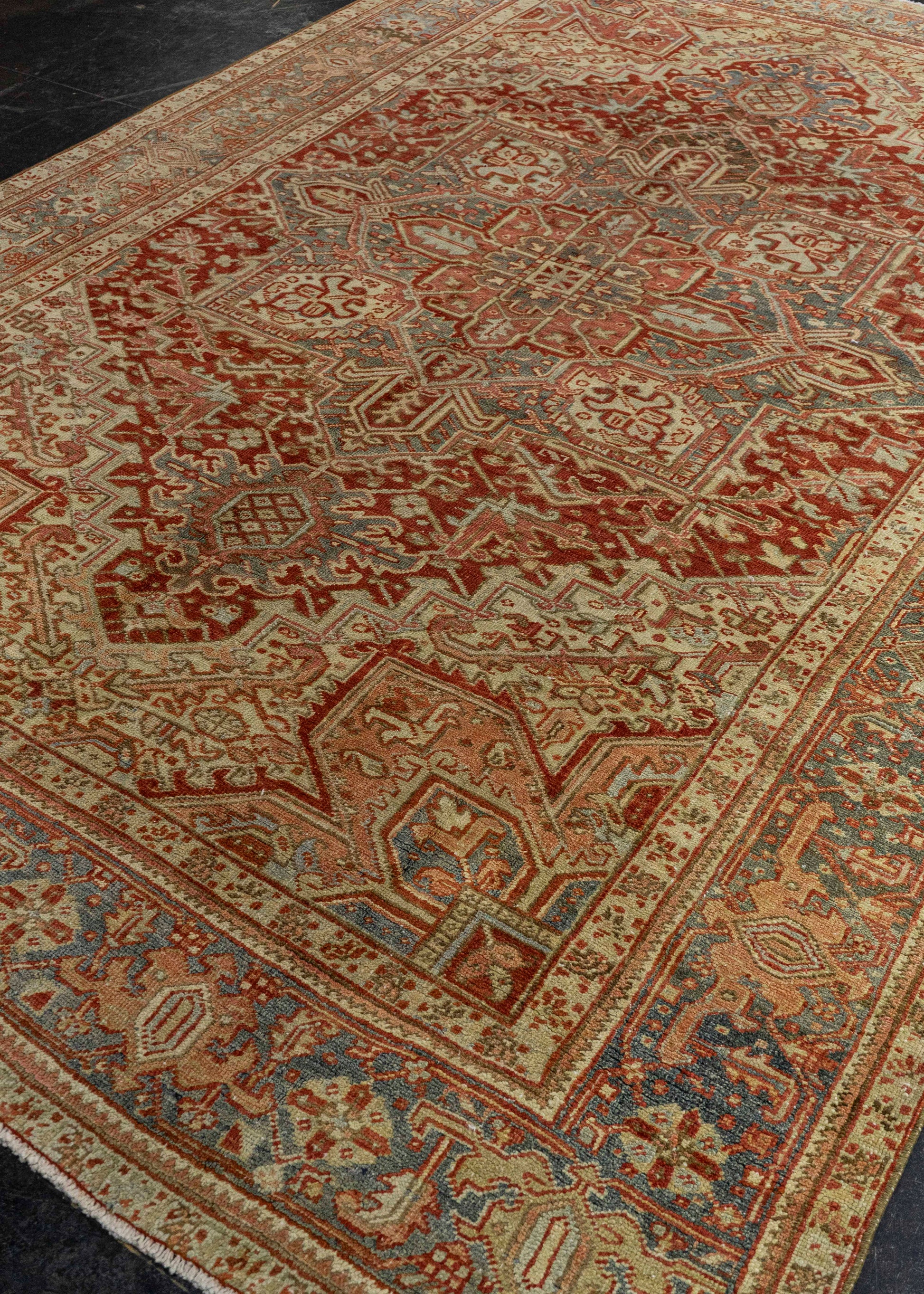 Turkish Antique Runner Rug 7'6" x 10'10" #23669