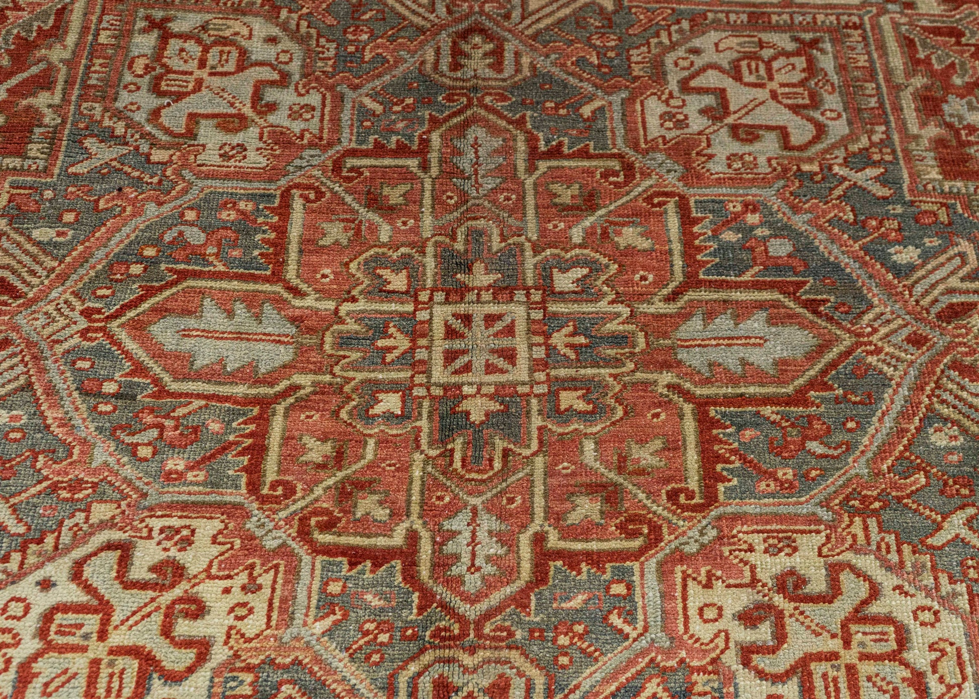 Turkish Antique Runner Rug 7'6" x 10'10" #23669