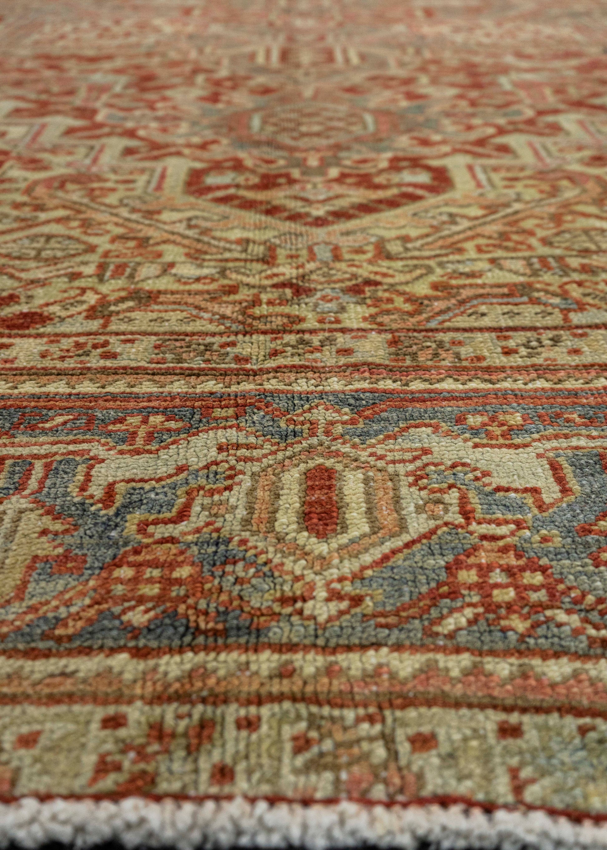 Turkish Antique Runner Rug 7'6" x 10'10" #23669