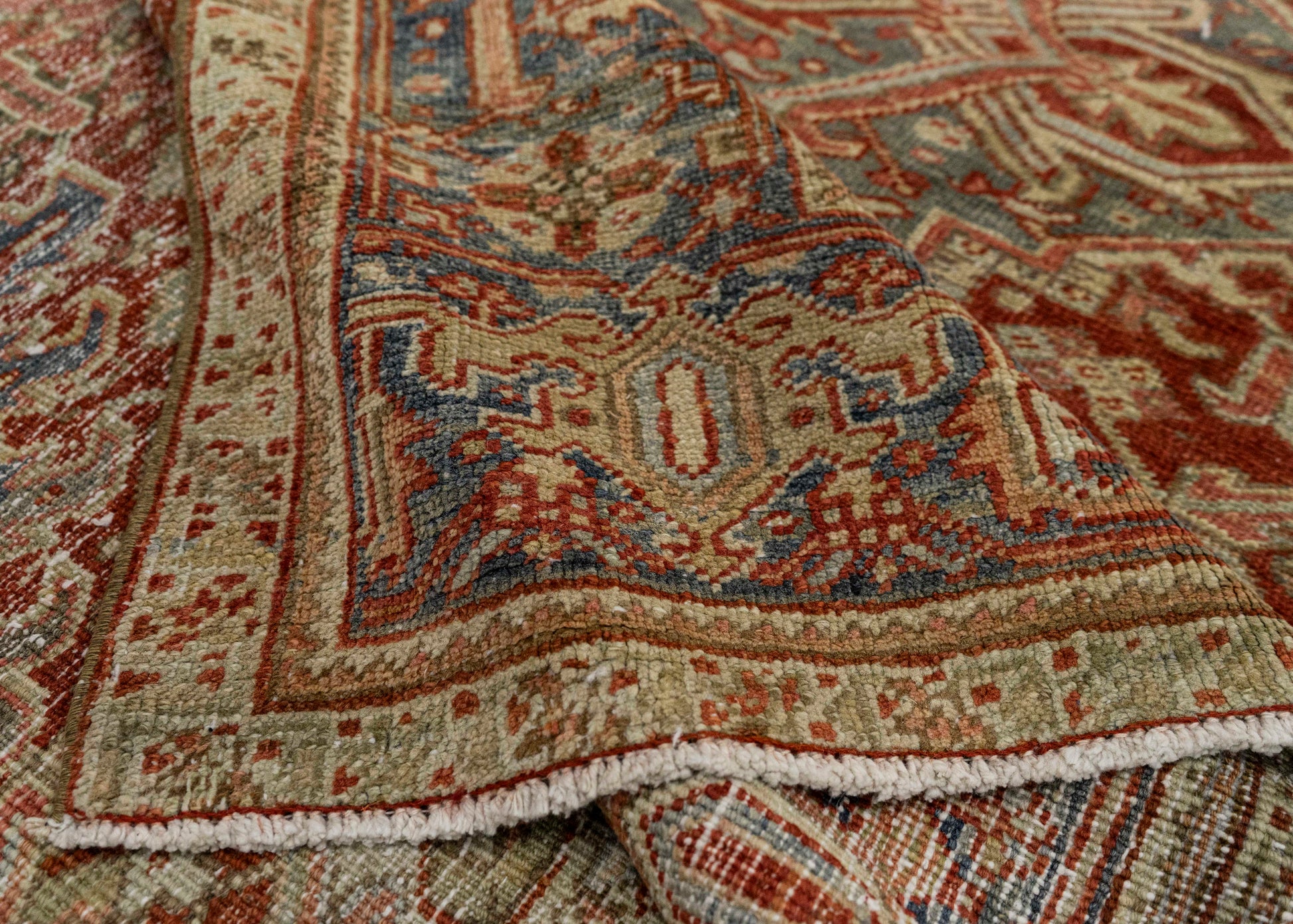 Turkish Antique Runner Rug 7'6" x 10'10" #23669