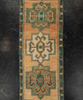 Turkish Mini Rug Oriental Hand Knotted Vintage Rug 1'5" x 3'6" #21214