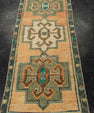 Turkish Mini Rug Oriental Hand Knotted Vintage Rug 1'5" x 3'6" #21214