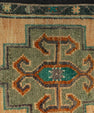 Turkish Mini Rug Oriental Hand Knotted Vintage Rug 1'5" x 3'6" #21214