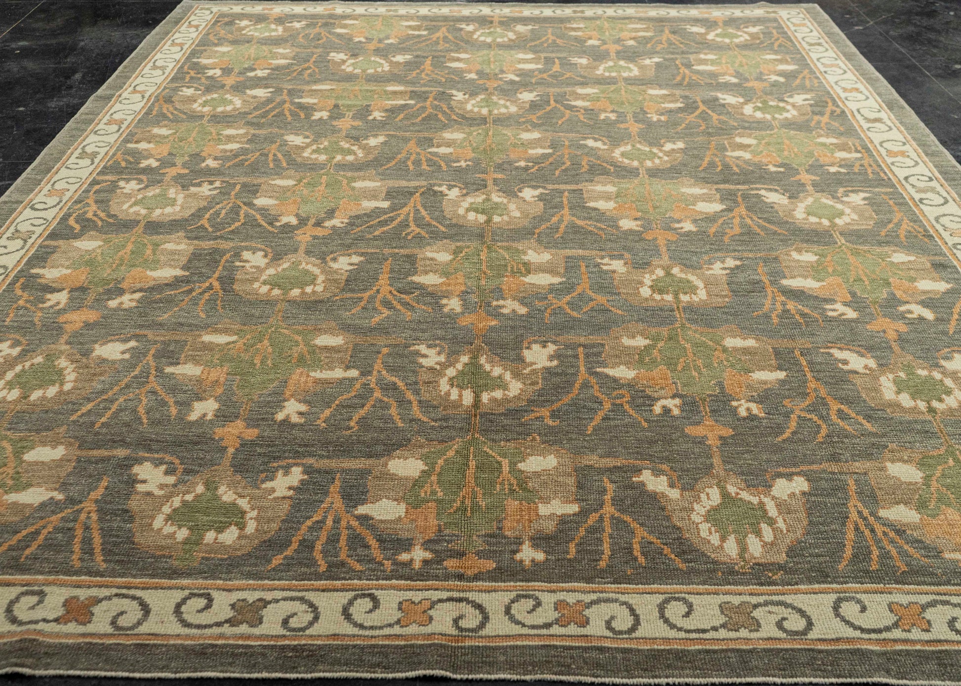 Turkish Oushak Rug 9'5" x 12'5" #22232