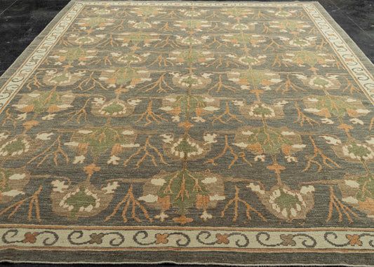 Turkish Oushak Rug 9'5" x 12'5" #22232