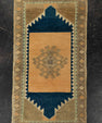 Turkish Mini Rug Oriental Hand Knotted Vintage Rug 1'6" x 2'9" #21276