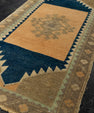 Turkish Mini Rug Oriental Hand Knotted Vintage Rug 1'6" x 2'9" #21276