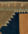 Turkish Mini Rug Oriental Hand Knotted Vintage Rug 1'6" x 2'9" #21276