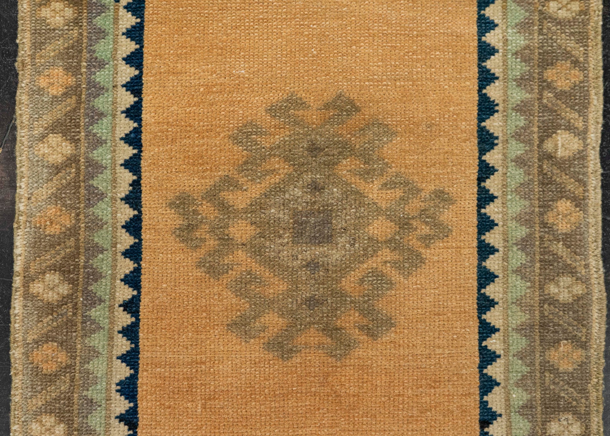 Turkish Mini Rug Oriental Hand Knotted Vintage Rug 1'6" x 2'9" #21276