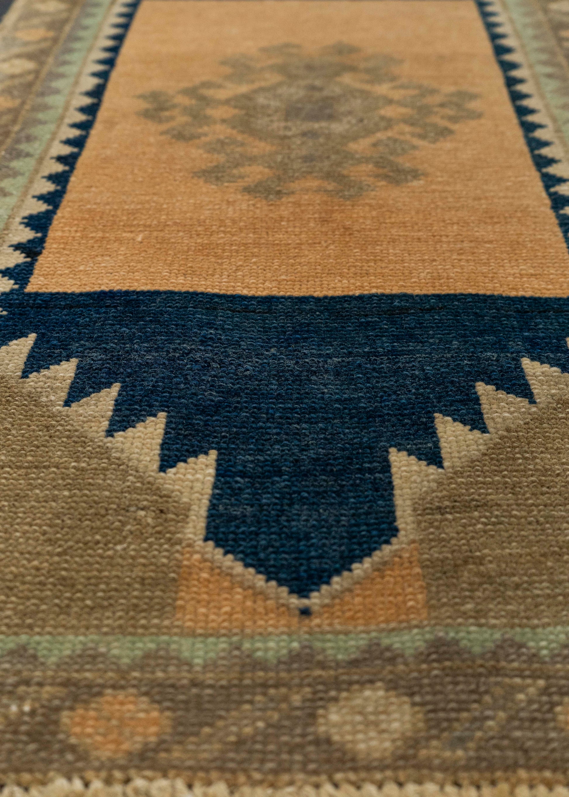 Turkish Mini Rug Oriental Hand Knotted Vintage Rug 1'6" x 2'9" #21276