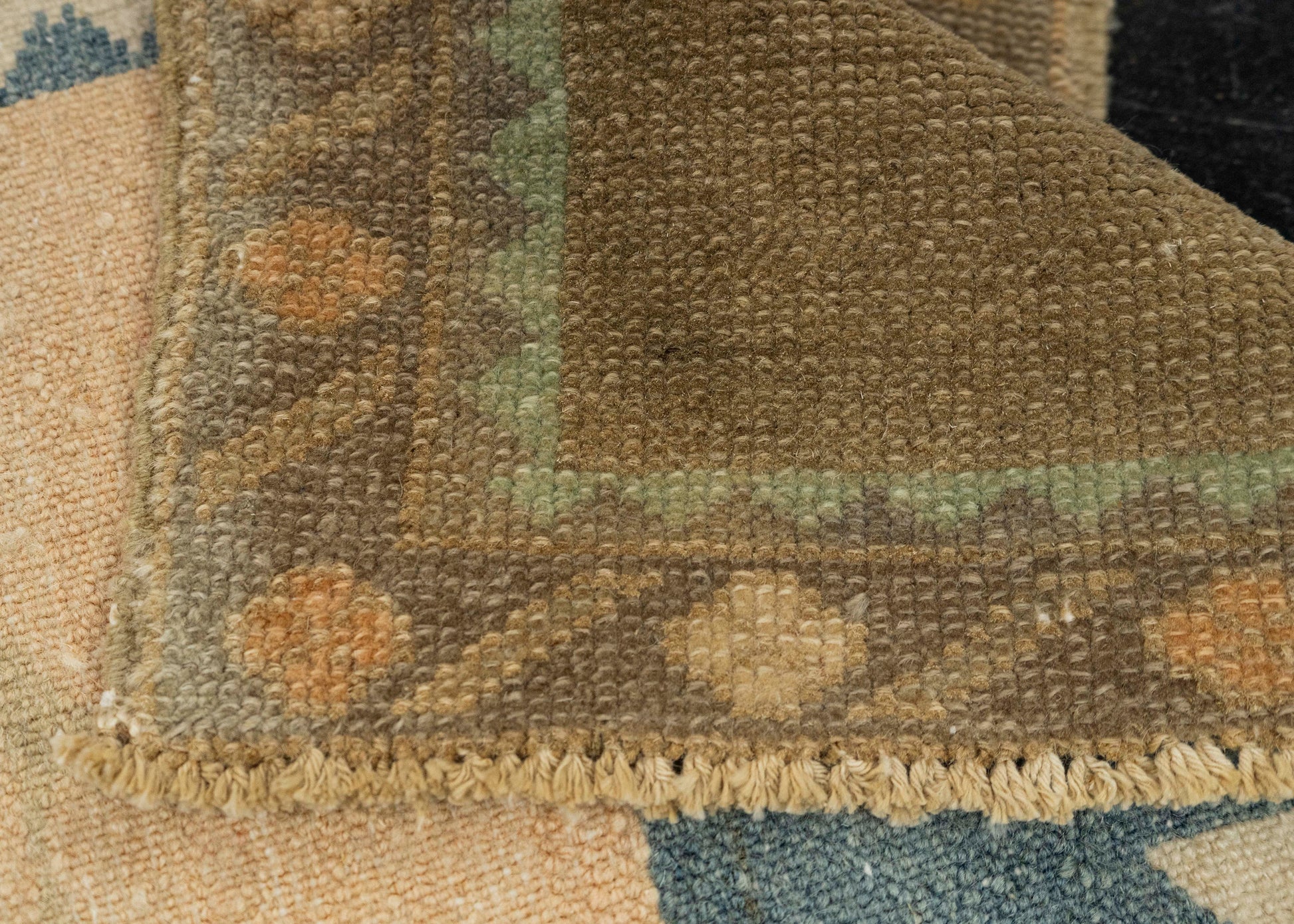 Turkish Mini Rug Oriental Hand Knotted Vintage Rug 1'6" x 2'9" #21276