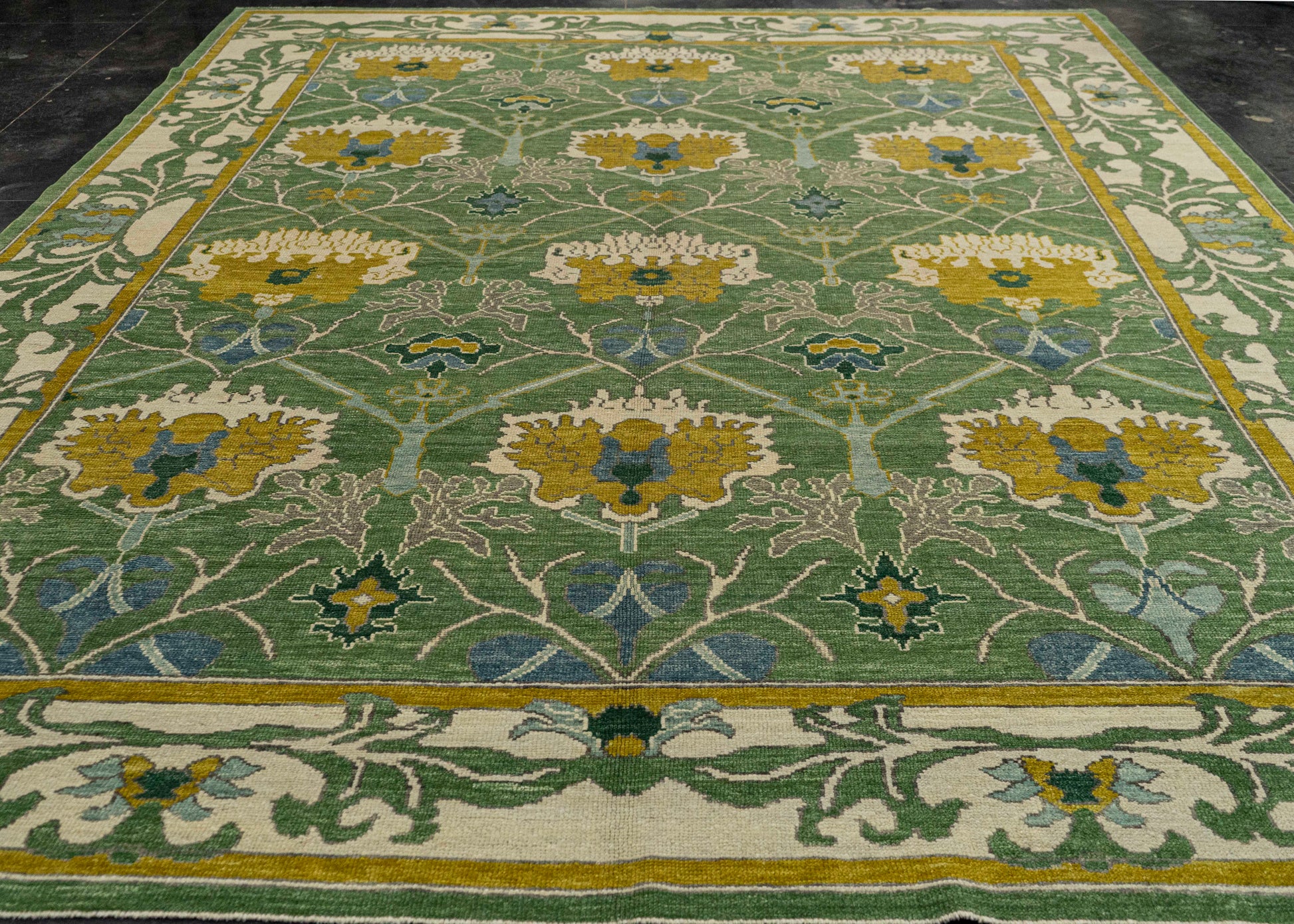 Turkish Oushak Rug 10'9" x 14'3" #22255