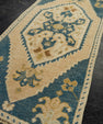 Turkish Mini Rug Oriental Hand Knotted Vintage Rug 1'5" x 3'2" #21135