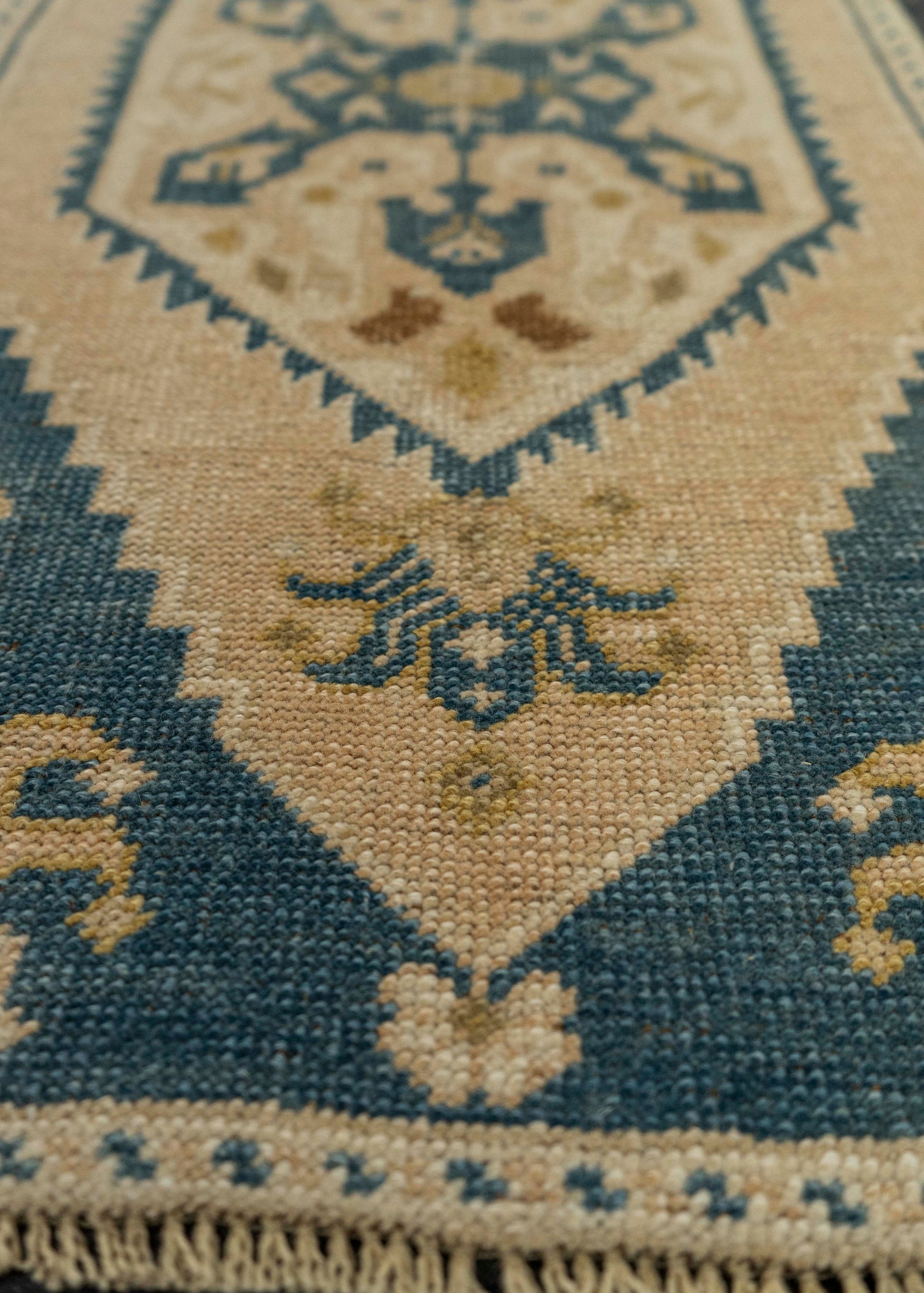 Turkish Mini Rug Oriental Hand Knotted Vintage Rug 1'5" x 3'2" #21135