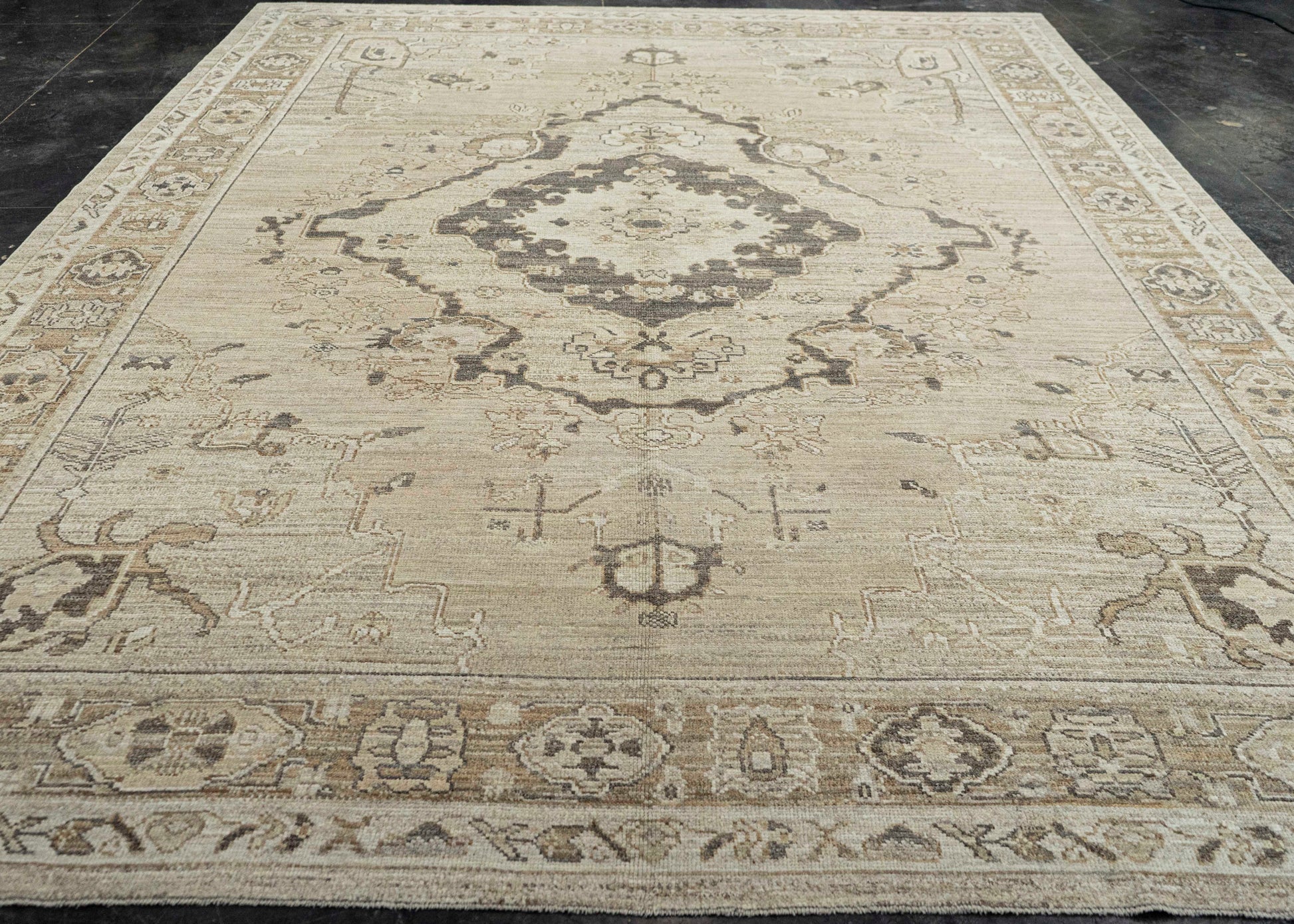 Turkish Oushak Rug 10'2" x 14'3" #23002