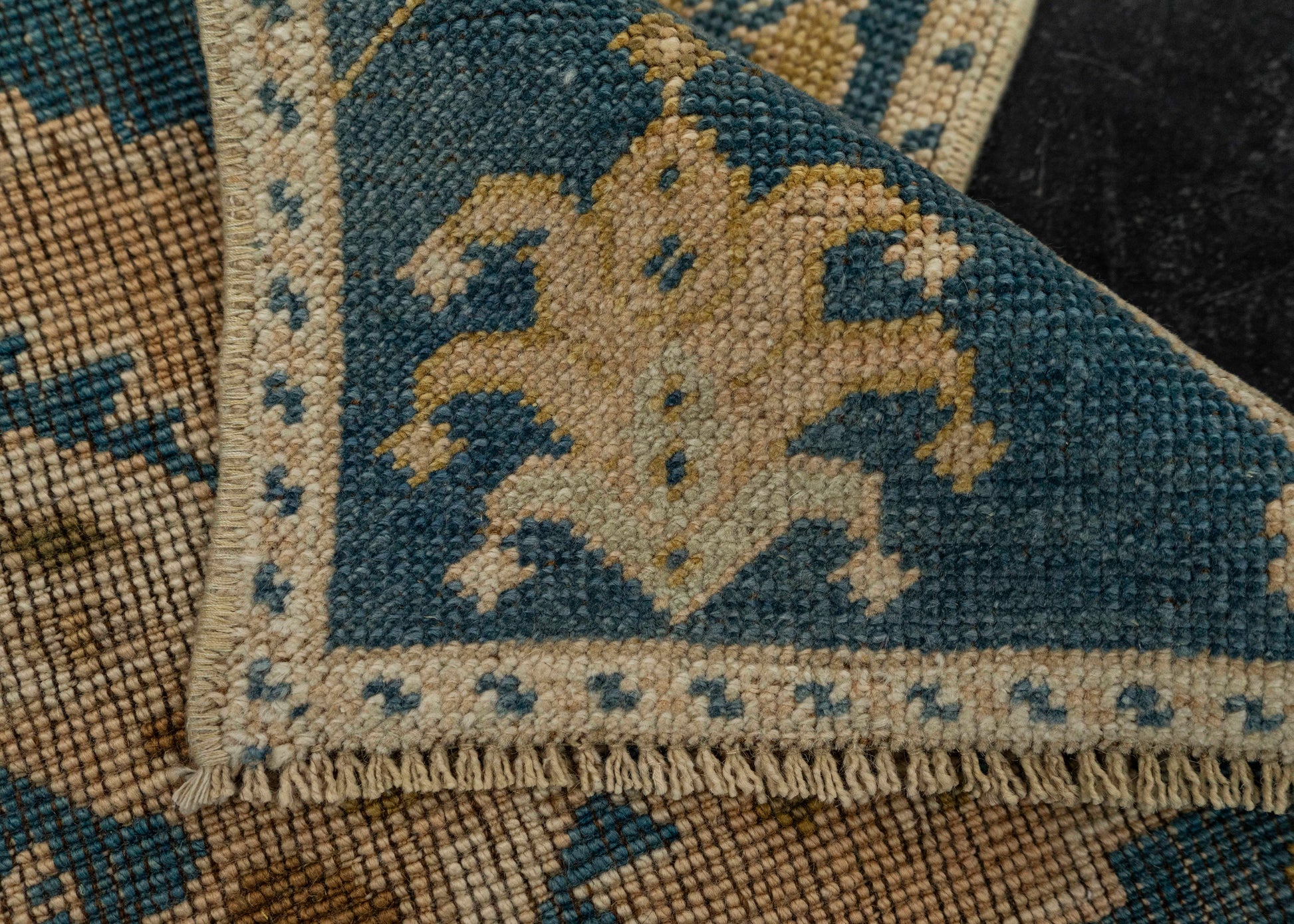 Turkish Mini Rug Oriental Hand Knotted Vintage Rug 1'5" x 3'2" #21135