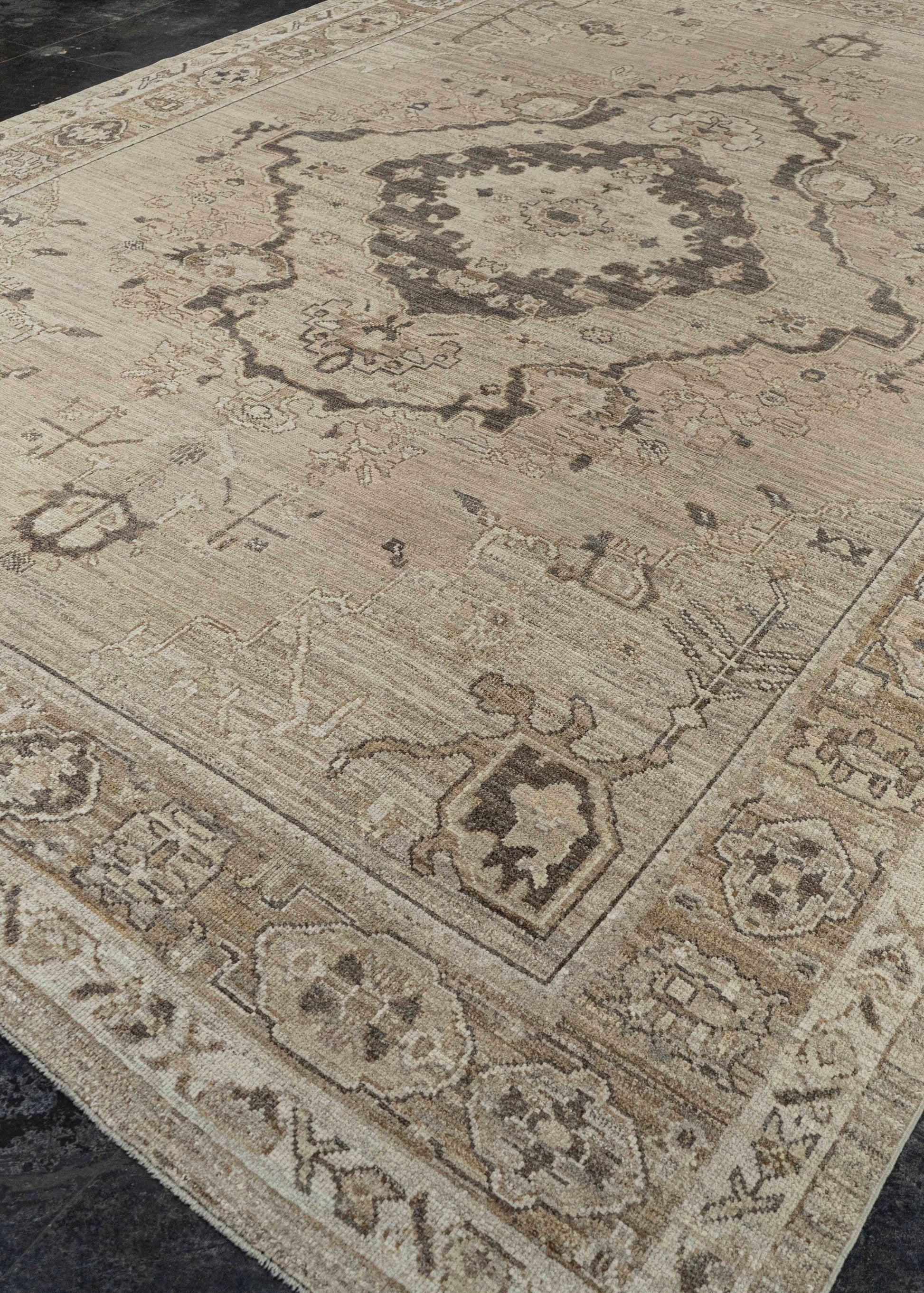 Turkish Oushak Rug 10'2" x 14'3" #23002