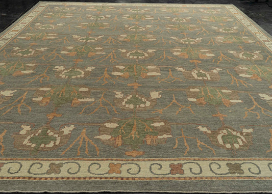 Turkish Oushak Rug 12'6" x 15'5" #22172