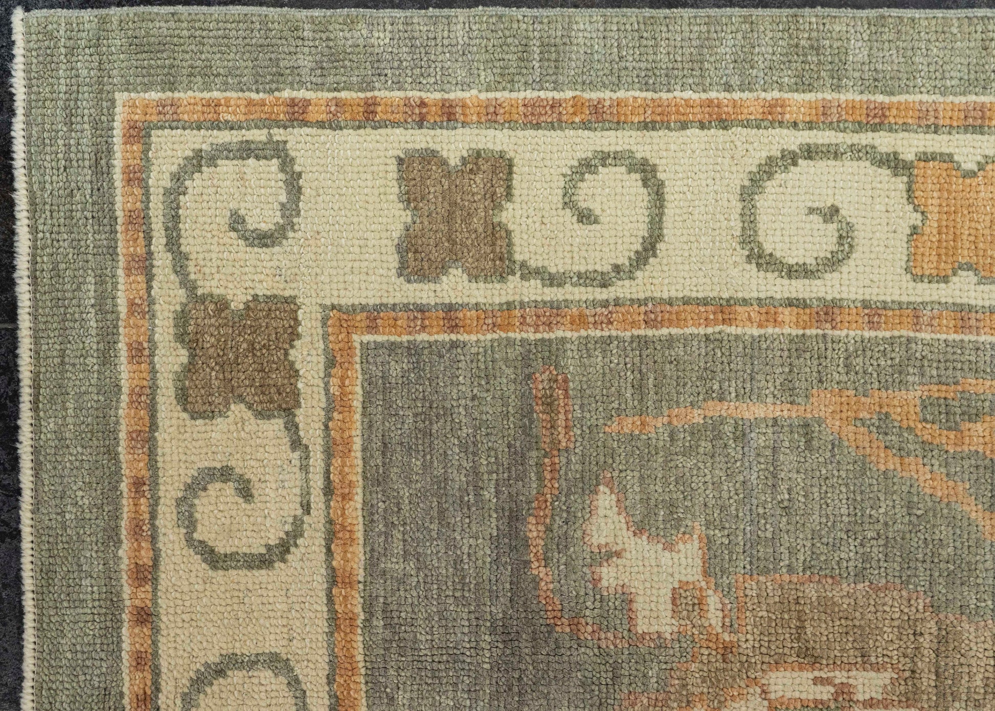 Turkish Oushak Rug 12'6" x 15'5" #22172