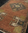 Turkish Mini Rug Oriental Hand Knotted Vintage Rug 1'7" x 3'4" #21275