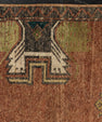 Turkish Mini Rug Oriental Hand Knotted Vintage Rug 1'7" x 3'4" #21275