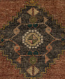 Turkish Mini Rug Oriental Hand Knotted Vintage Rug 1'7" x 3'4" #21275