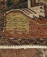 Turkish Mini Rug Oriental Hand Knotted Vintage Rug 1'7" x 3'4" #21275