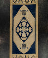 Turkish Mini Rug Oriental Hand Knotted Vintage Rug 1'8" x 3'10" #21280