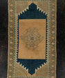 Turkish Mini Rug Oriental Hand Knotted Vintage Rug 1'6" x 2'9" #21219